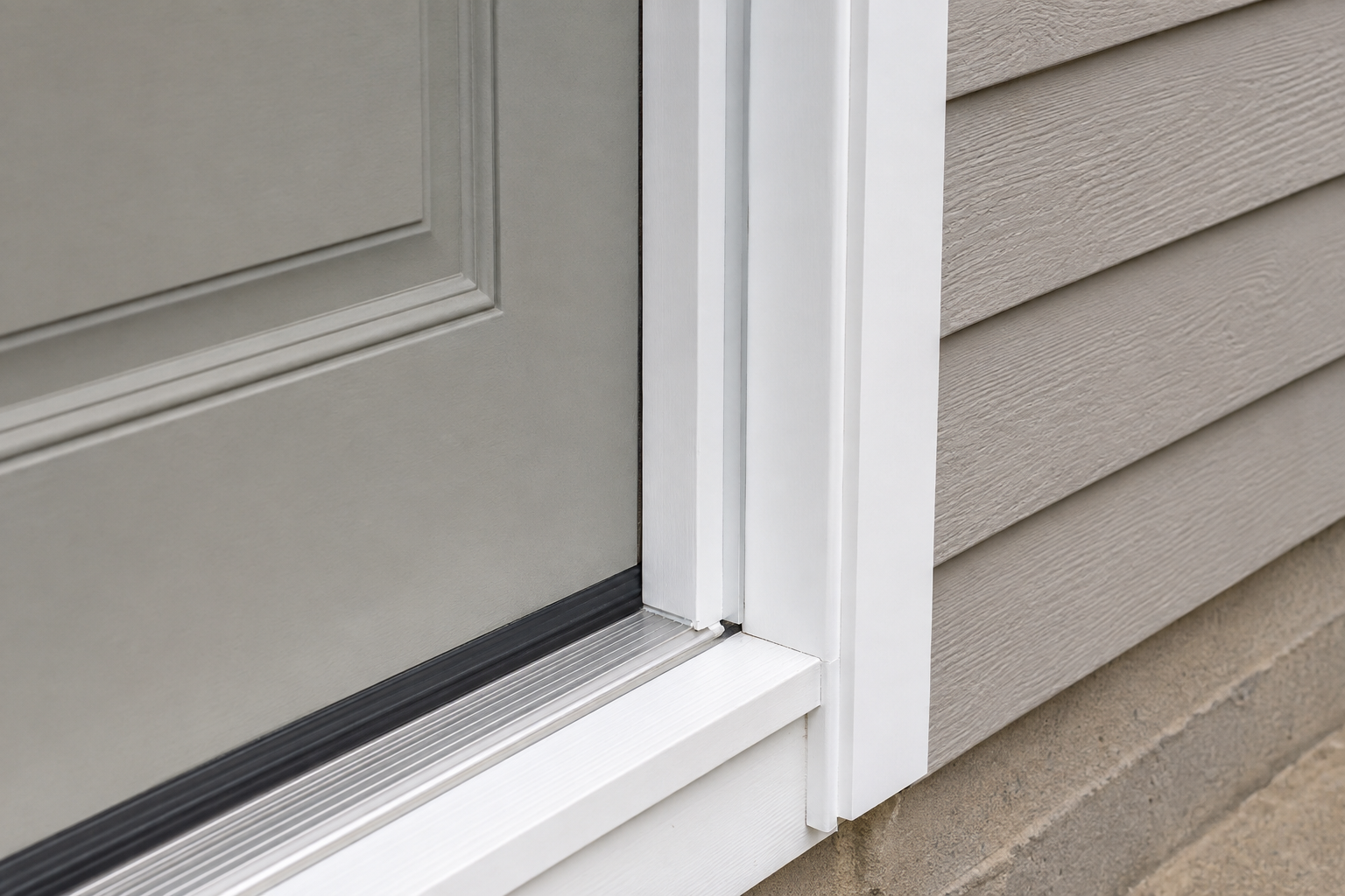 Exterior door trim & sealing